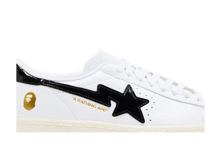 adidas Superstar Vintage Bape White Black