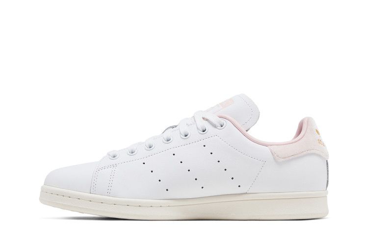 adidas Stan Smith Cloud White Gold Metallic Sandy Pink (Women's)