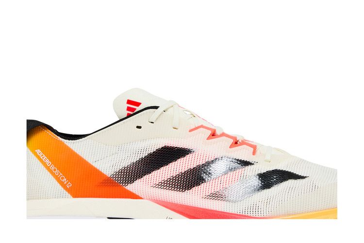 adidas Adizero Boston 12 Ivory Core Black Solar Red
