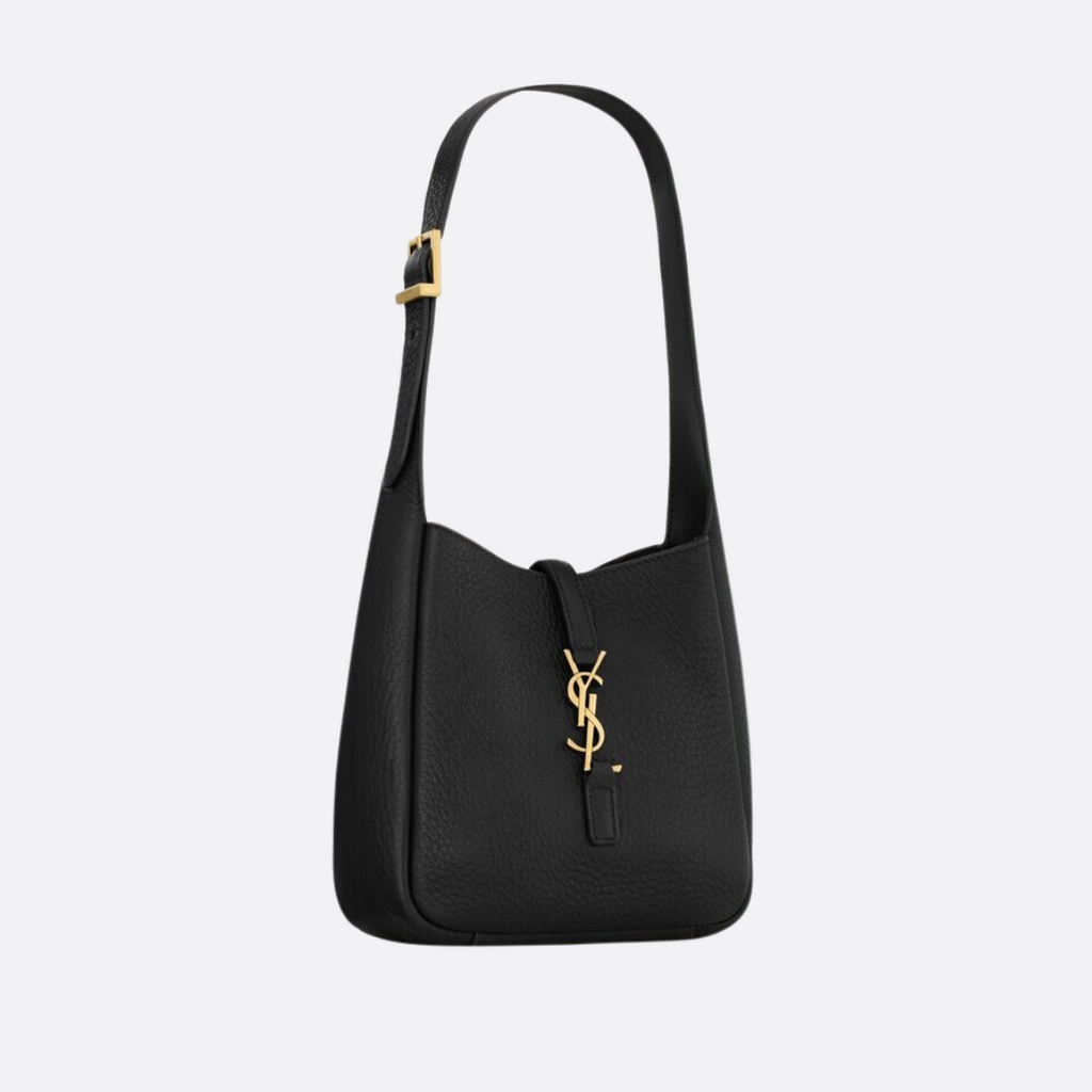 SAINT LAURENT – BABY LE 5 À 7 WEICHE TASCHE AUS GENARBTEM LEDER