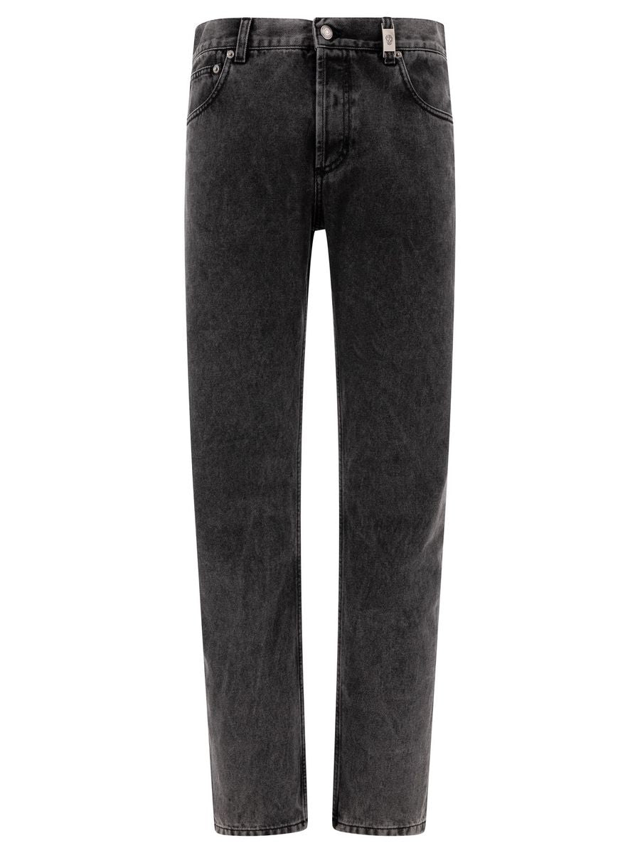 Alexander Mcqueen "Metal Plate" Jeans