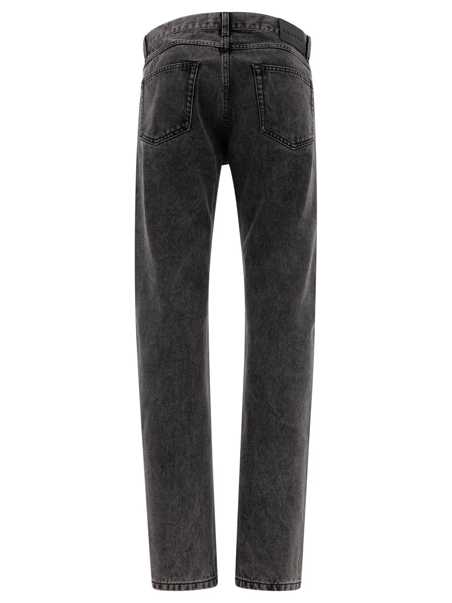 Alexander Mcqueen "Metal Plate" Jeans