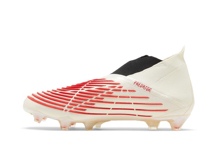 adidas Predator Edge+ FG Off White Vivid Red
