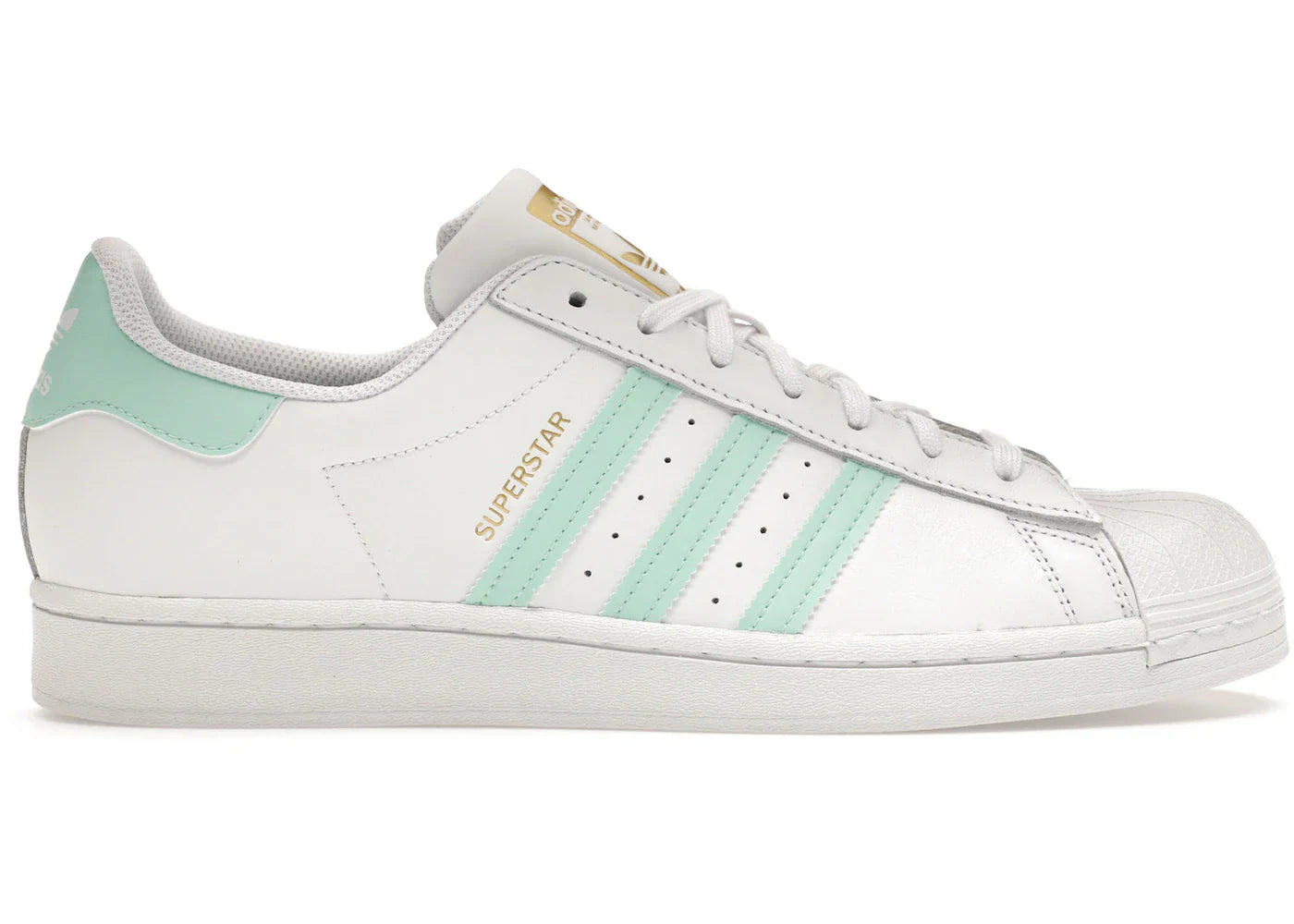 adidas Superstar White Clear Mint