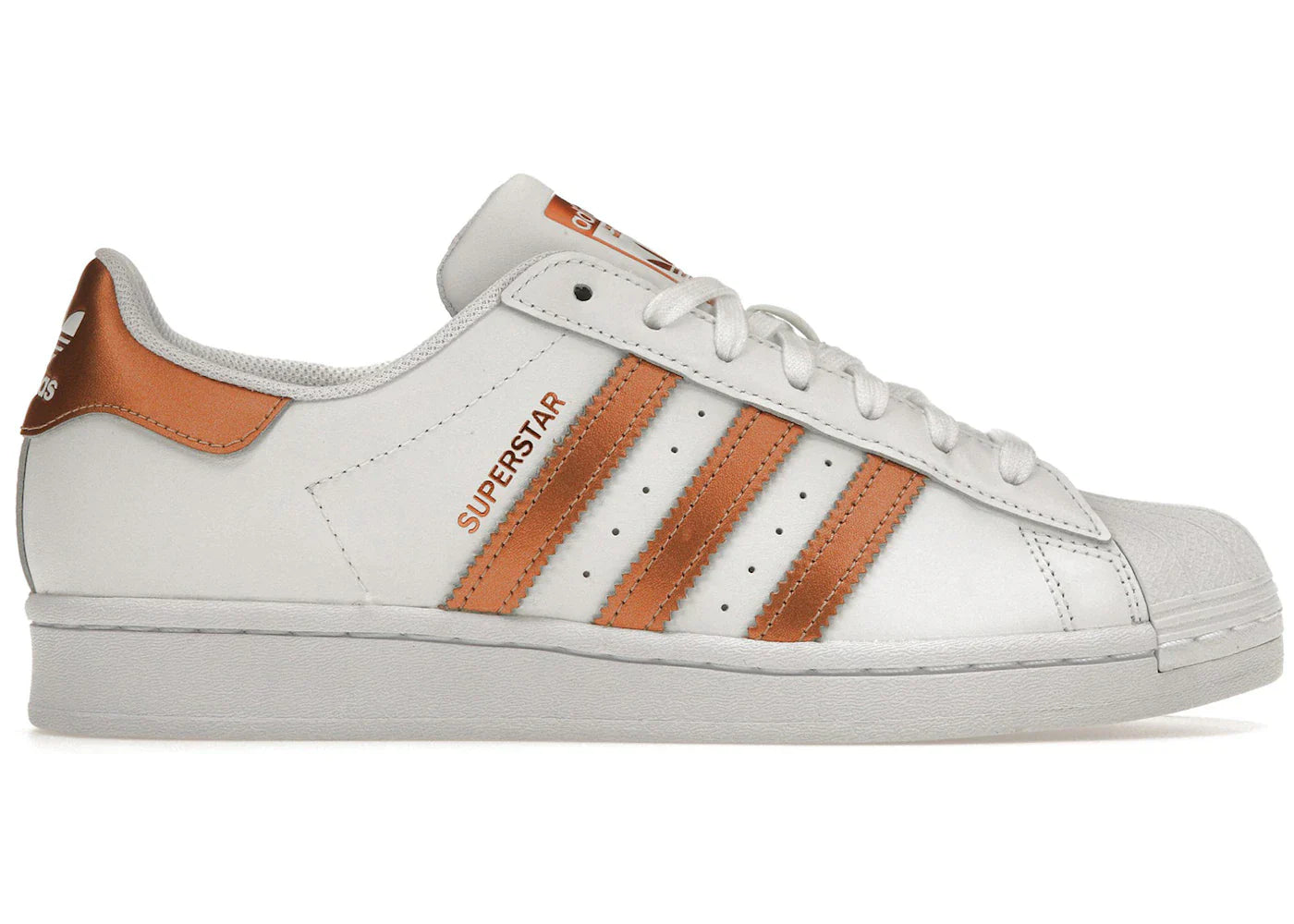 adidas Superstar White Copper Metallic (Women's)